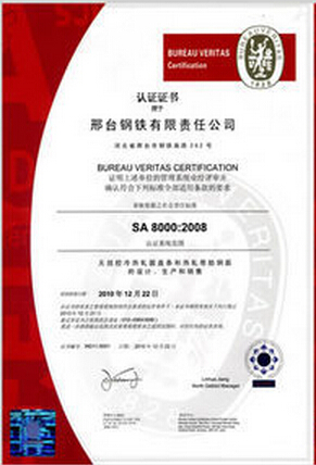 SA8000社會責(zé)任認(rèn)證